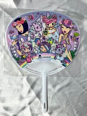 Tokidoki Pixie Dust Fairy Unicorno Uchiwa Hand Fan SDCC 2026 Comic Con Exclusive